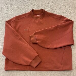 Hoka One One Kaitoro Knit Crewneck Sweatshirt Womens Large Boxy Pocket Cinch